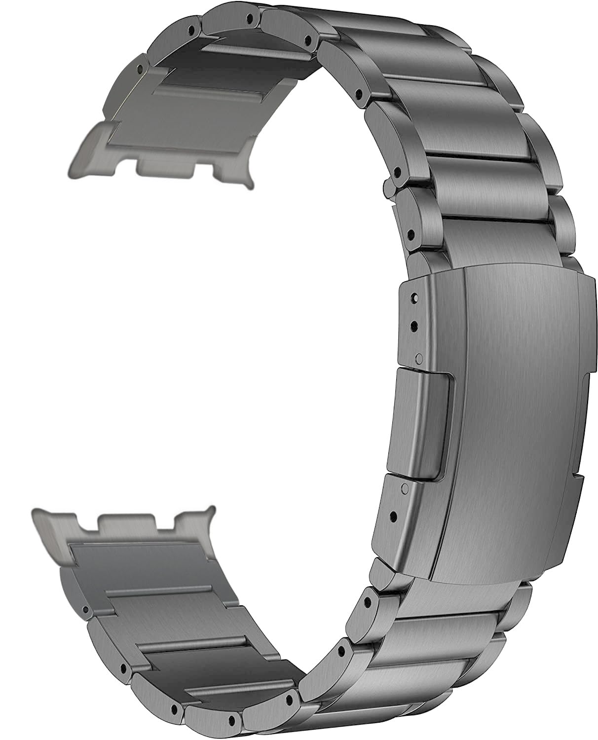 Bracelet Titane Samsung Galaxy Watch 9/8, 3 Maillons Léger, Gris