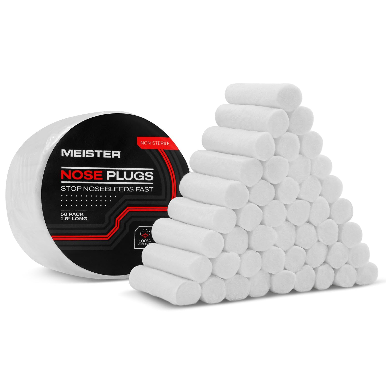 Amazon.com: Meister Highly Absorbent Nose Plugs - 1.5