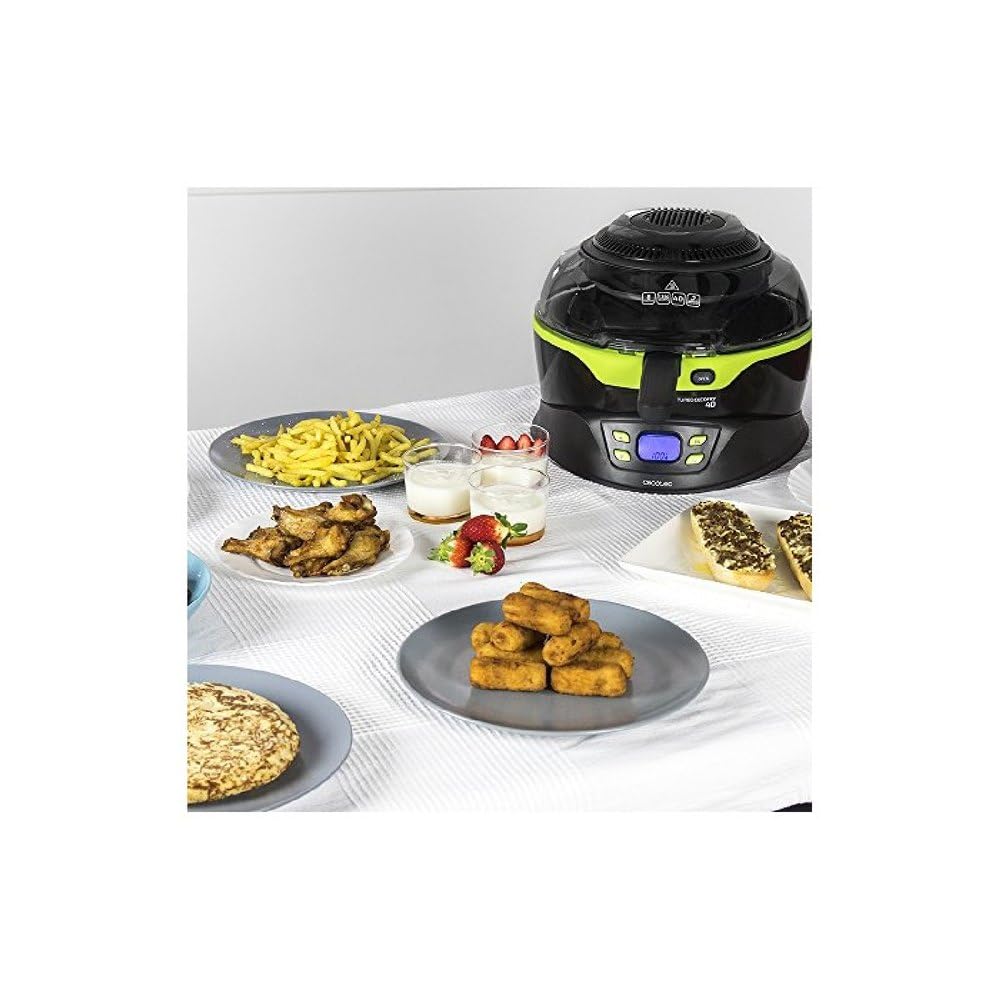Cecotec Pack de Accesorios para Snacks y Cubeta Plana TurboCecofry 4D. Especial Snacks y Cubeta Plana para Pizzas, 3 Litros de Capacidad, Aptos para Lavavajillas