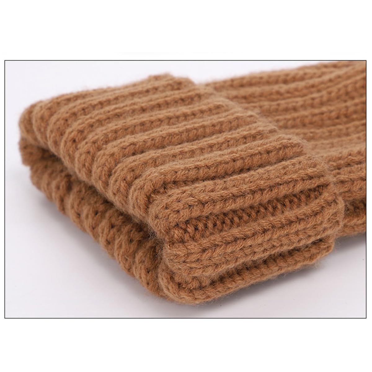 Conjuntos de gorro y bufanda de punto para niños con bolas de peluche, gorro con pompón grueso para otoño e invierno y bufanda larga para niños y niñas