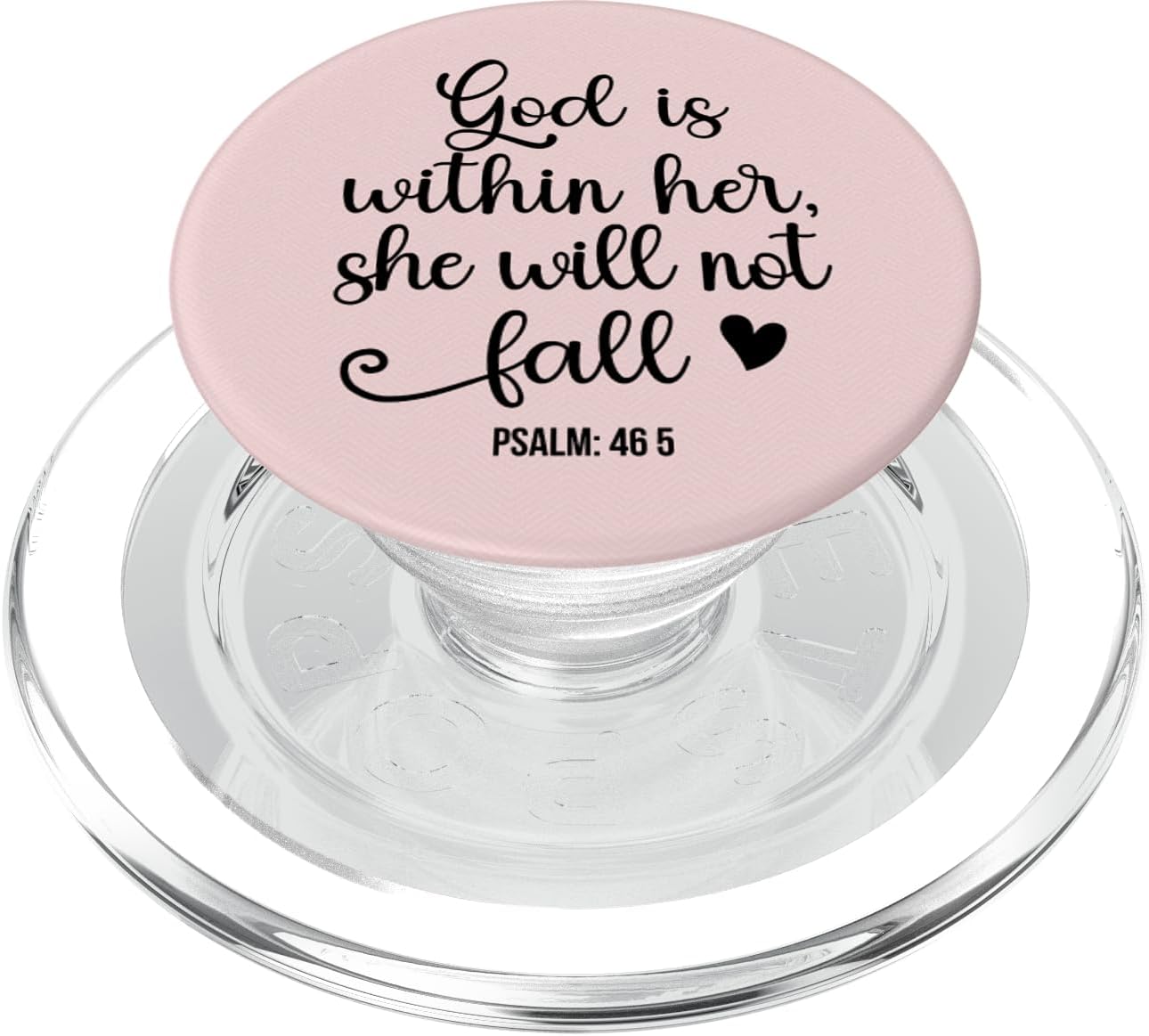 God is Within Her She Will Not Fall 46 5 Christian Verse PopSockets PopWallet for MagSafe