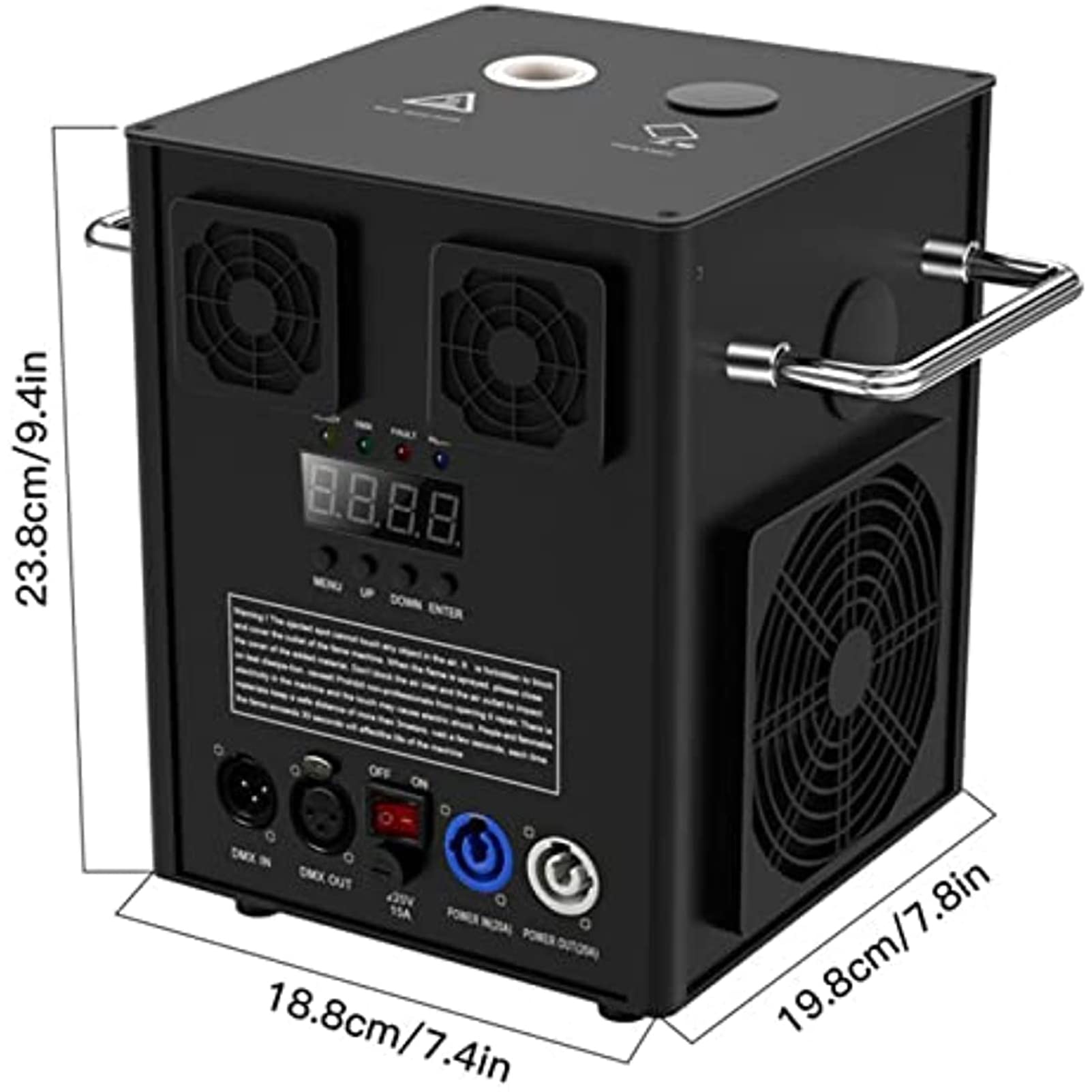 Macchina per Effetti Speciali Attrezzatura da Palco, 700W Smart DMX Telecomando Attrezzatura per Eventi Effetto Palcoscenico da Matrimonio, per Matrimonio, Spettacolo Musicale, DJ