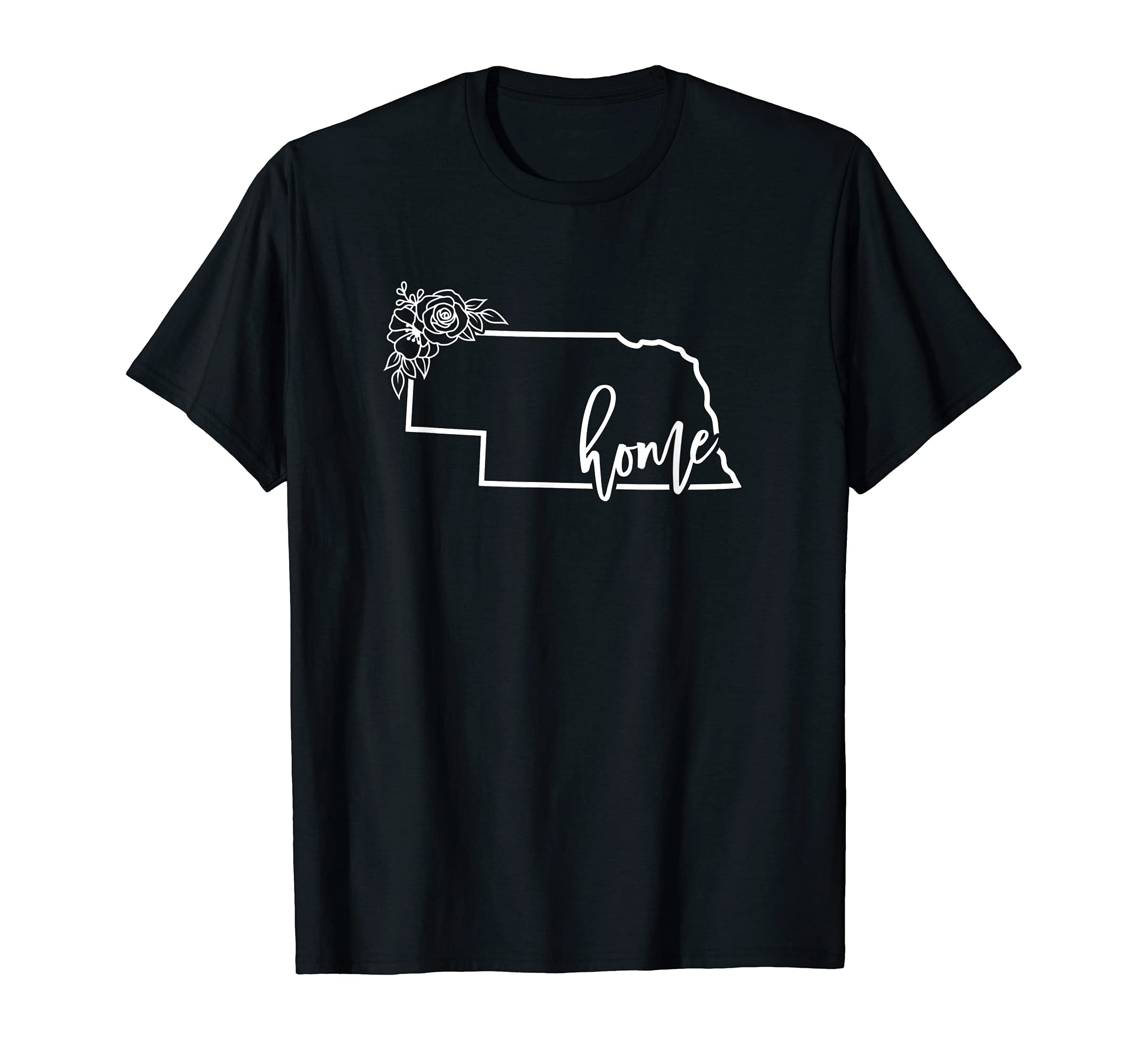 Nebraska State Map, I Love Nebraska T-Shirt