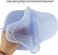 Vista 3 de Kit de bolsa de enema de limpieza de colon con manguera de silicona de 5.2 pies, 5 puntas de enema y válvula de flujo controlable, enema de silicona