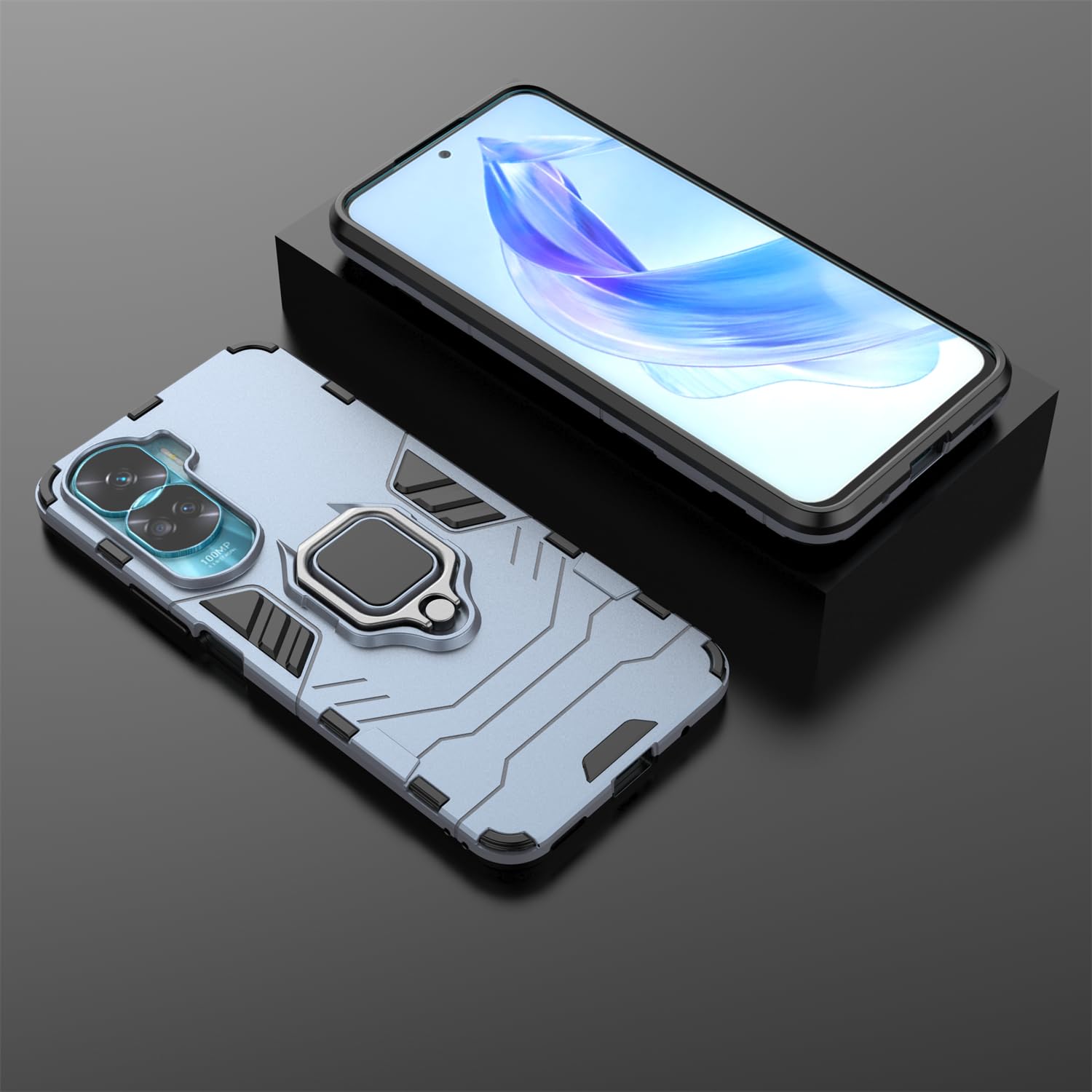 EasyShow Custodia Rugged Armor per Honor 90 Lite/X50i Cover Posteriore