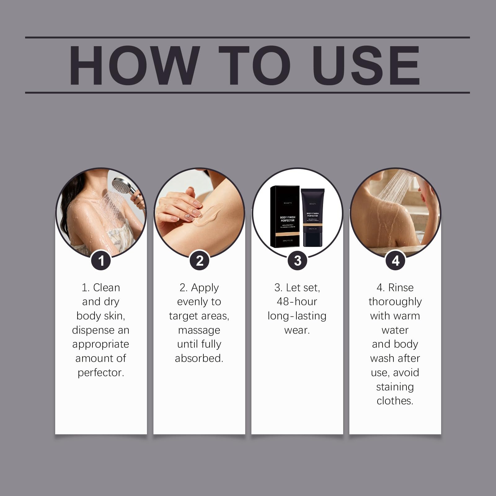 Body Coverage Perfector, Make-up zur Abdeckung der Venen der Beine, feuchtigkeitsspendende Körperlotion, leicht aufzutragende Foundation