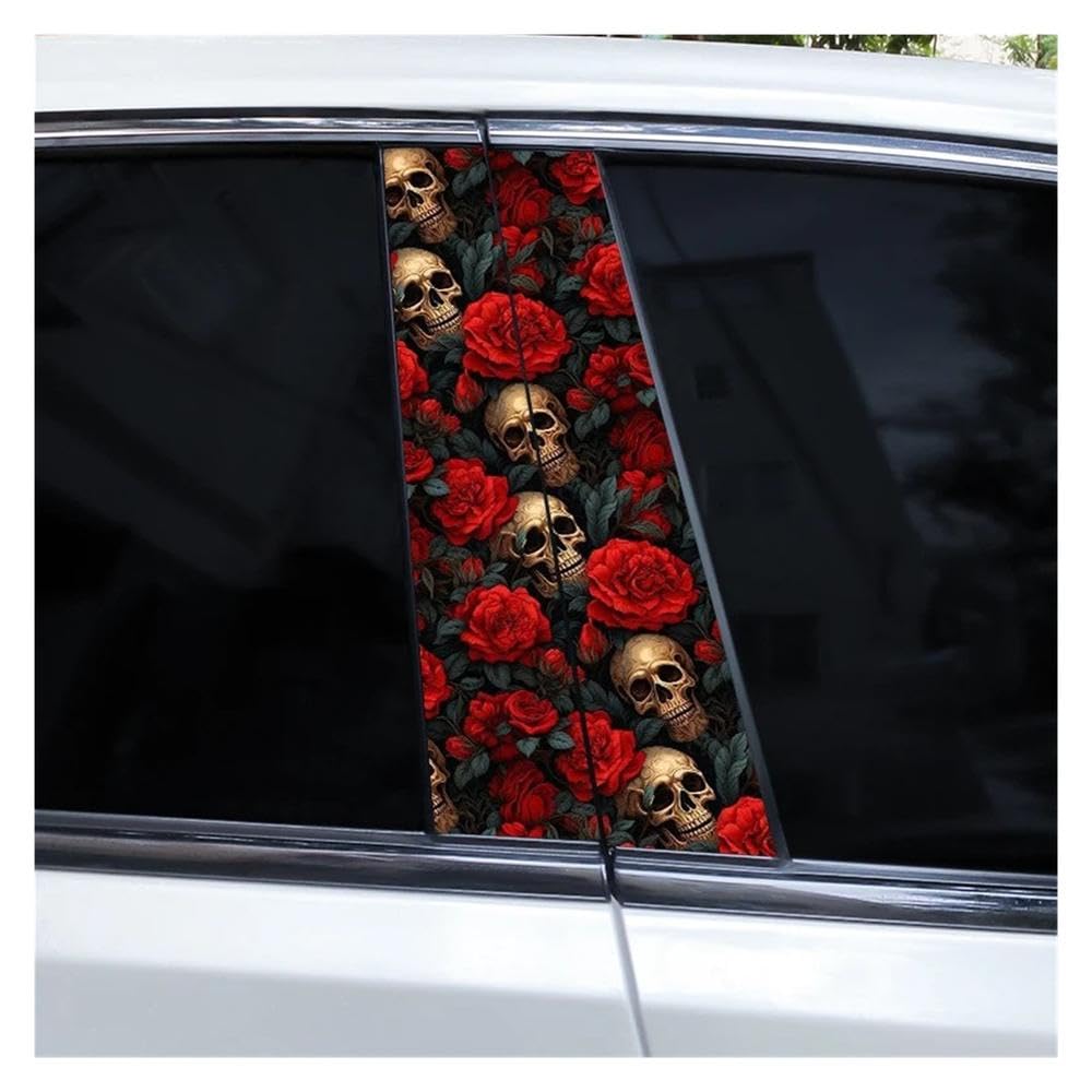 Autocollants serpent tête de mort pour voiture : stickers portière imperméables et déco DIY