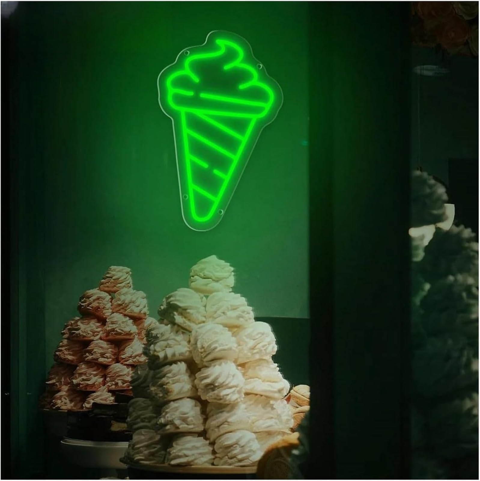 lampe au néon D'Ambiance Apaisante Lampe Enseignes Au Néon pour Glaces, Panneaux pour Magasin De, Restaurant