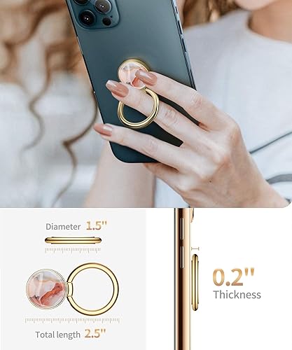 Miniatura 2 de Funda para Samsung Galaxy A54 5G con protector de pantalla + protector de lente de cámara, mármol delgado + protección anticaídas a prueba de golpes