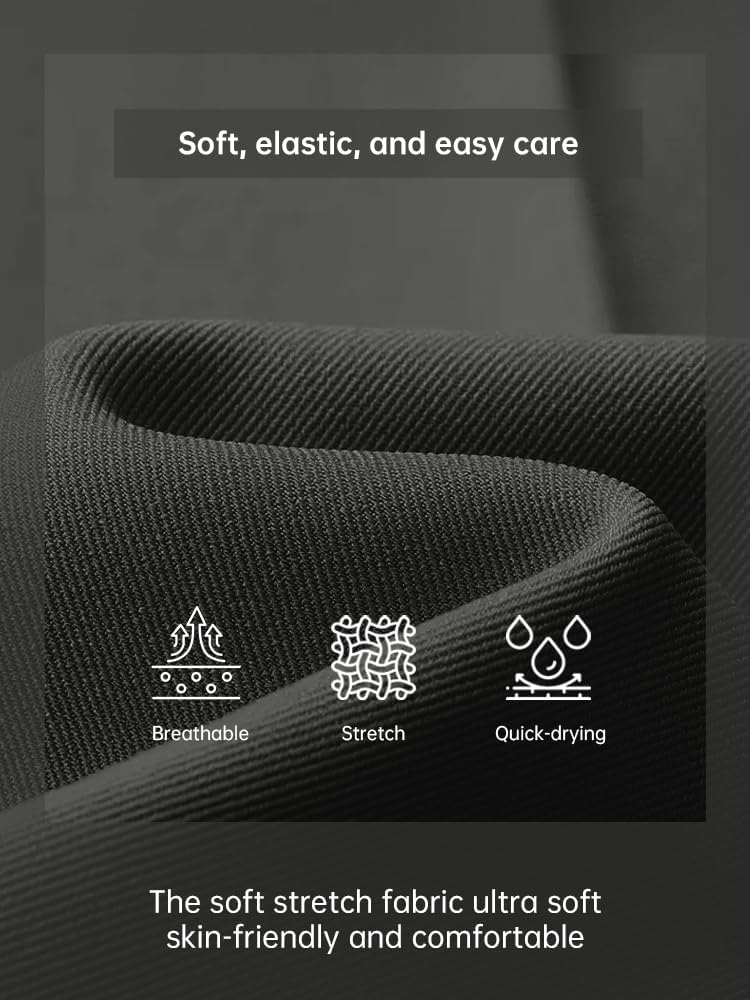 Sailwind Men's Casual 7" Shorts Elastic Waist Drawstring Summer Twill Golf Short - Image 5