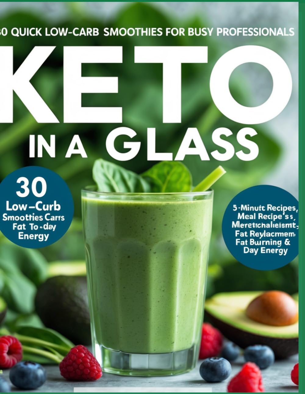 30 Quick Low-Carb Smoothies for Busy Professionals: Meal Replacements, Fat Burning & All-Day Energy