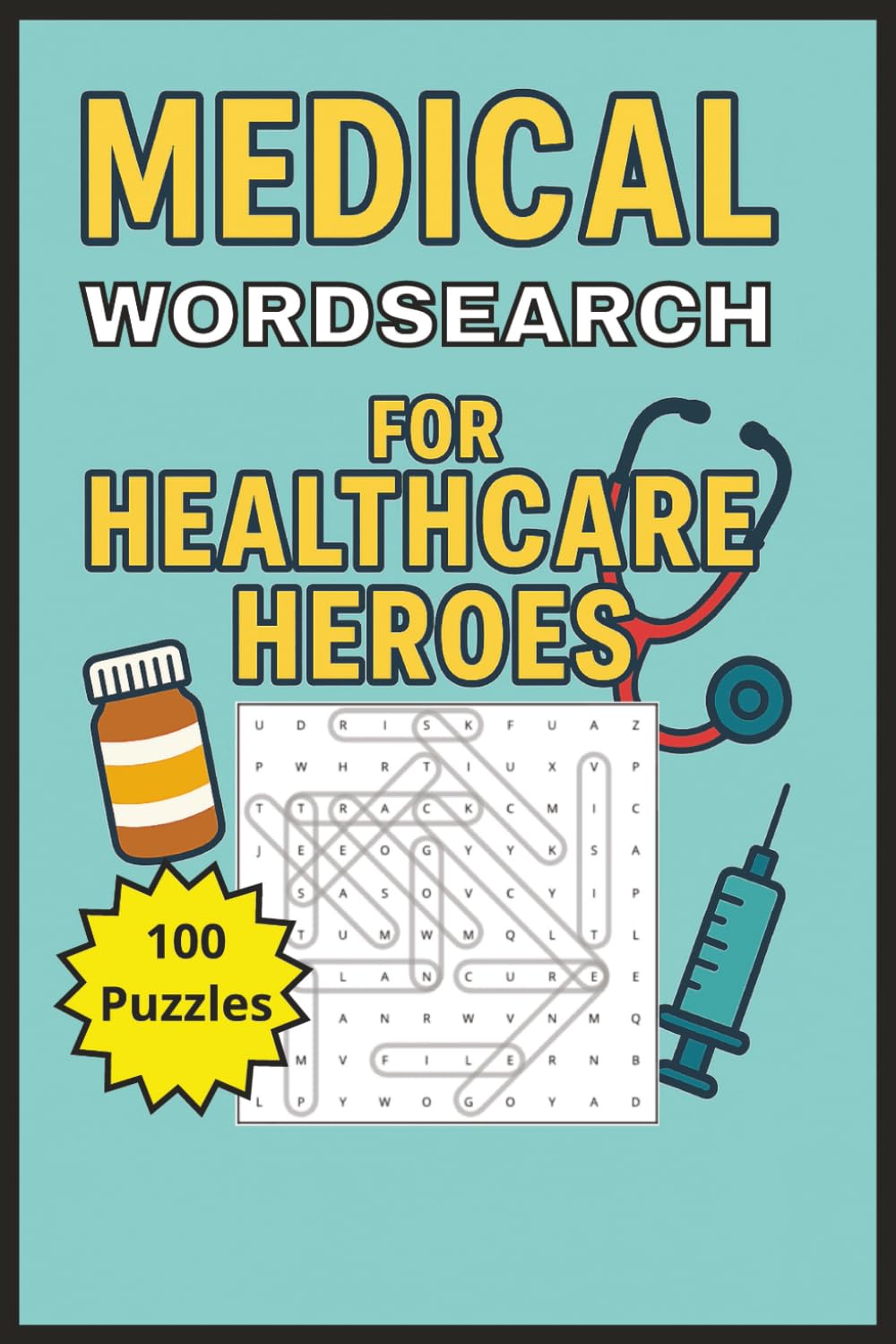 Casse-tête Mots Croisés Médicaux pour Héros de la Santé - 100 Puzzles Amusants