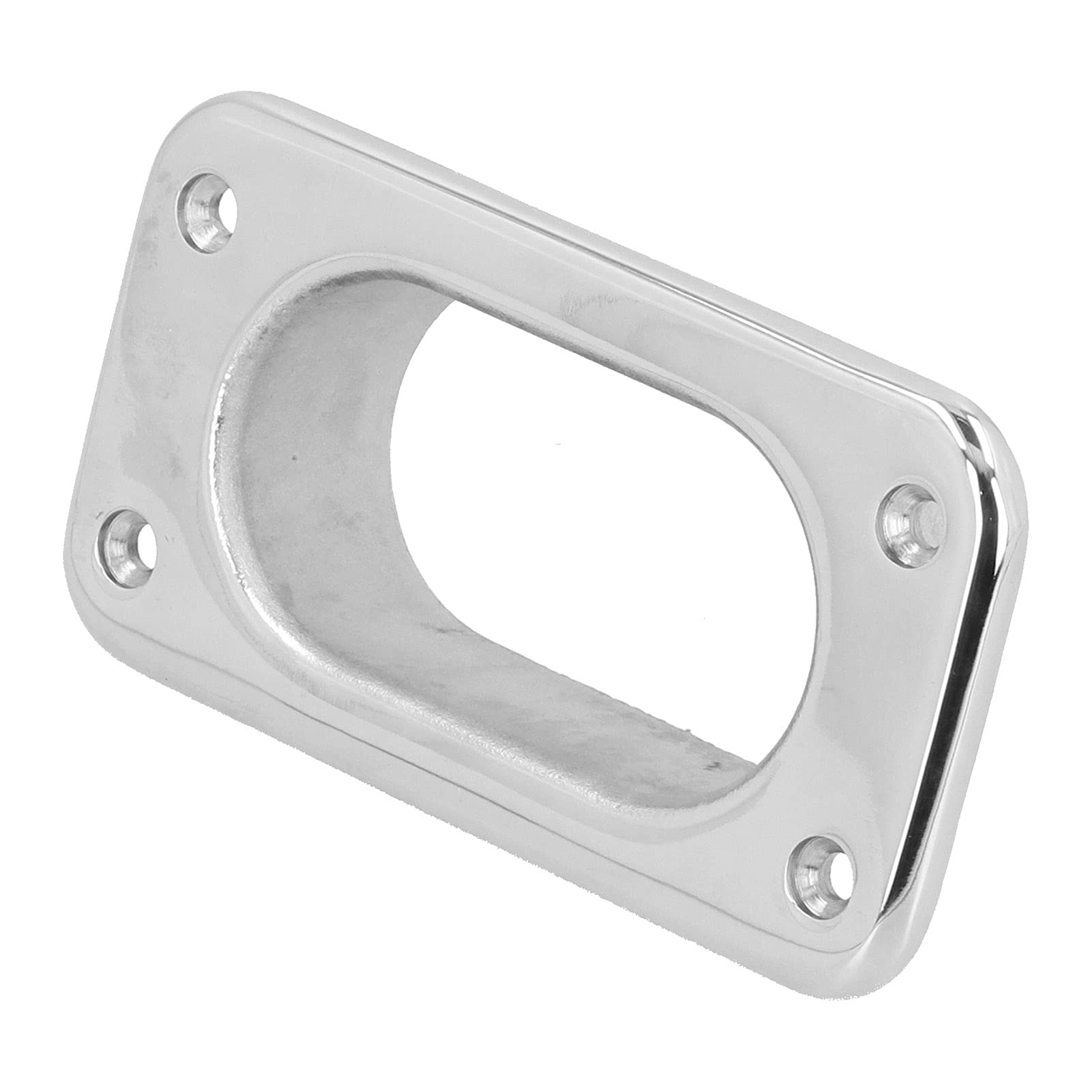 Passacavo Hawse in Acciaio Inossidabile Resistente Alla Corrosione per Accessori per Barche e Yacht Acciaio Inossidabile 316 Lucidato 6,0x3,2 Pollici