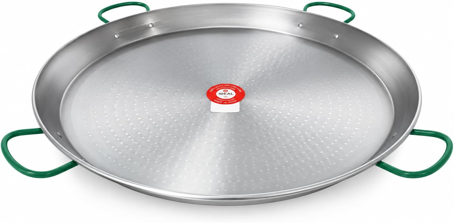 Garcima Polished Steel Paella pan 90cm