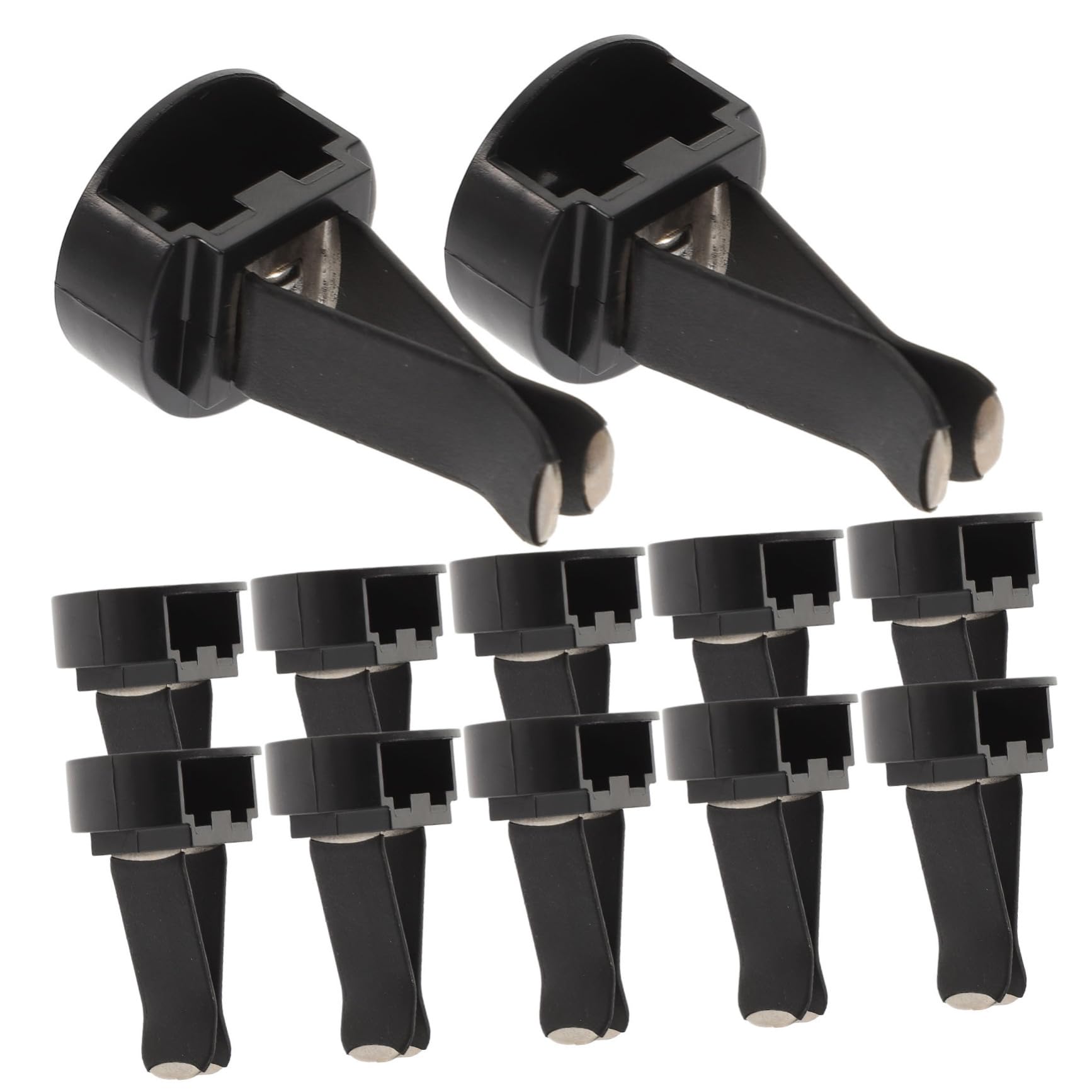 Clip Facile Installazione in Metallo e Plastico 100 Pezzi per Bocchette di Ventilazione Auto per Diffusore Deodorante e Decorazione Auto