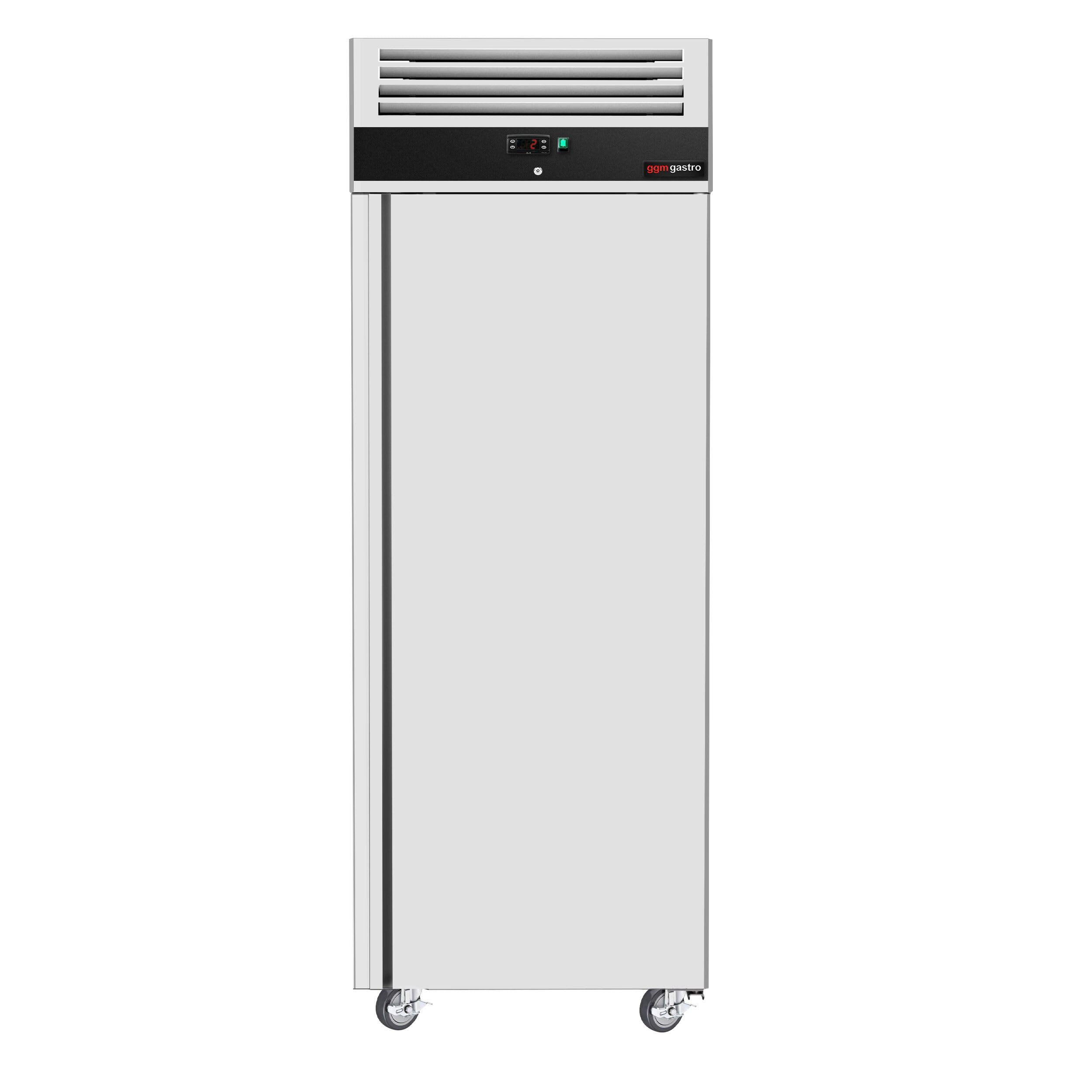 GGM Gastro Kühlschrank ECO GN 2/1 700 l | Hochwertiger Edelstahl AISI 304, für den Dauereinsatz konzipiert, einfache Reinigung, abschließbar, flexibel mobil