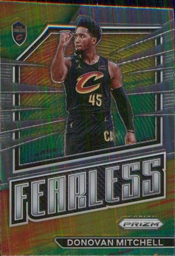 2022-23 Panini Prizm Fearless #4 Donovan Mitchell Cleveland Cavaliers Basketball Card - GotBaseballCards