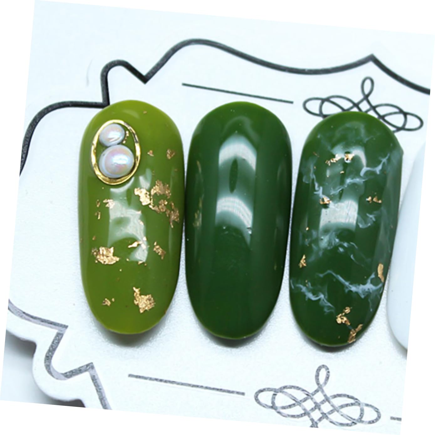 3 Set Decorazioni Nail Art Diy Foglia Oro E Argento Con Pinzetta Decorazione Unghie Facile Da Applicare Resistente E Brillante Per Unghie Naturali E Artificiali 3 Pezzi*3
