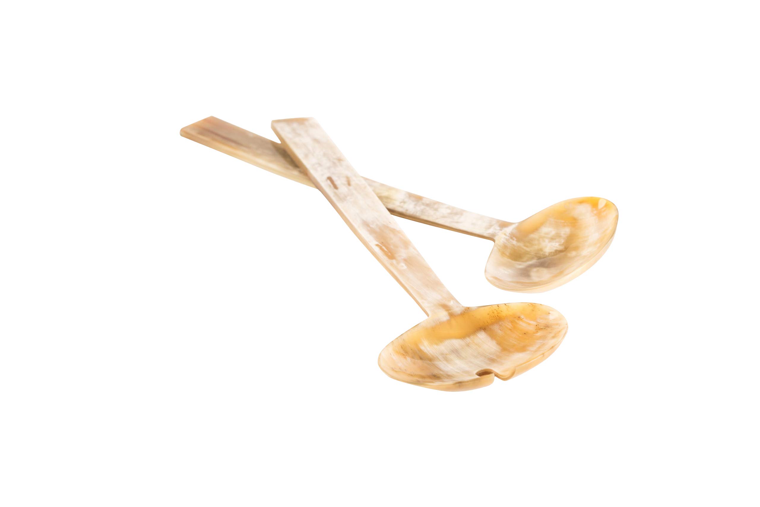 Salatbesteck Horn Maris | Holz-Leute