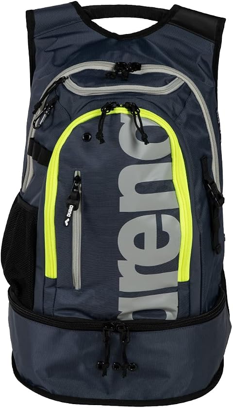 ARENA Fastpack 3.0 Zaino Sportivo da Piscina, Mare, Palestra e Sport, Borsa da Viaggio in Tessuto Idrorepellente con Spallacci Imbottiti, Scomparto per Scarpe e Indumenti Bagnati, 40 Litri