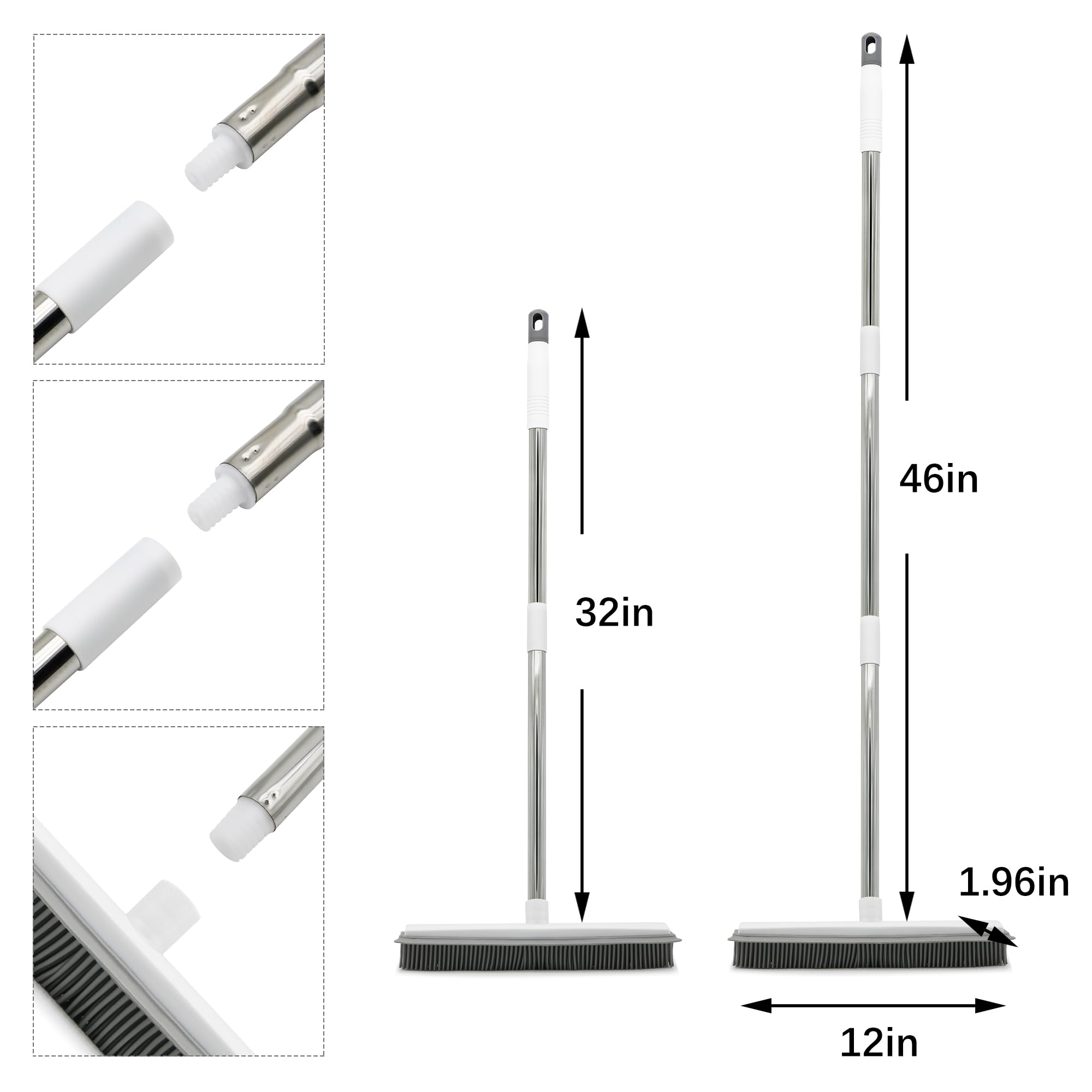 Burmax DL Pro Rubber Broom