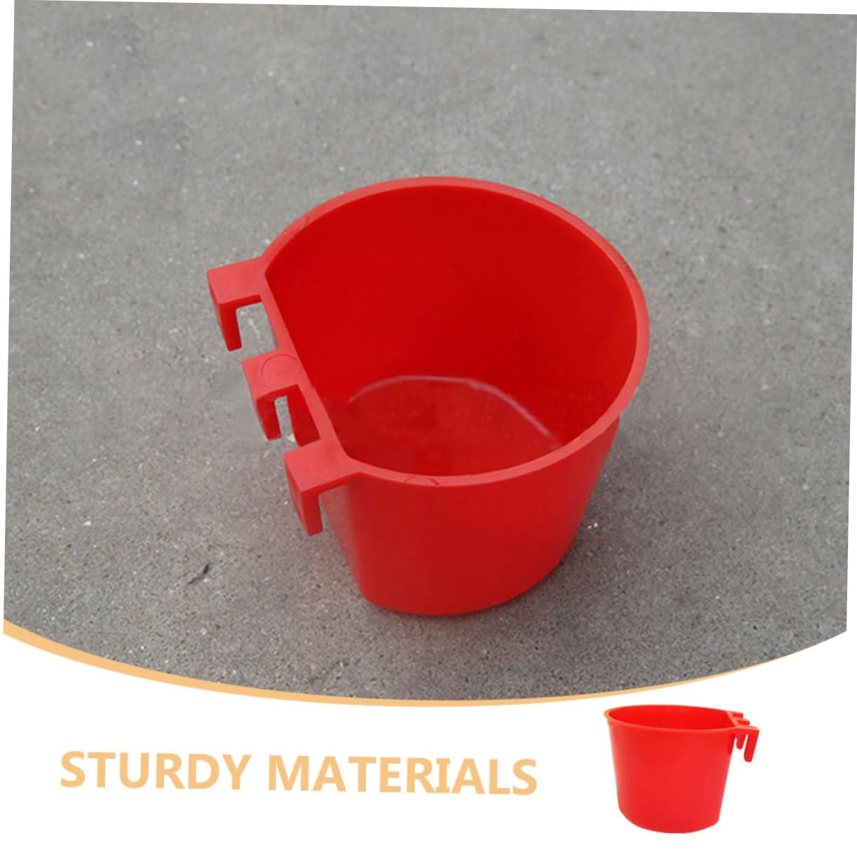 BESPORTBLE 4 Juegos De Comederos para Pájaros Tazas para Jaulas Cuencos para Loros Lavables Resistentes Y Duraderos 20 Unidades X 4