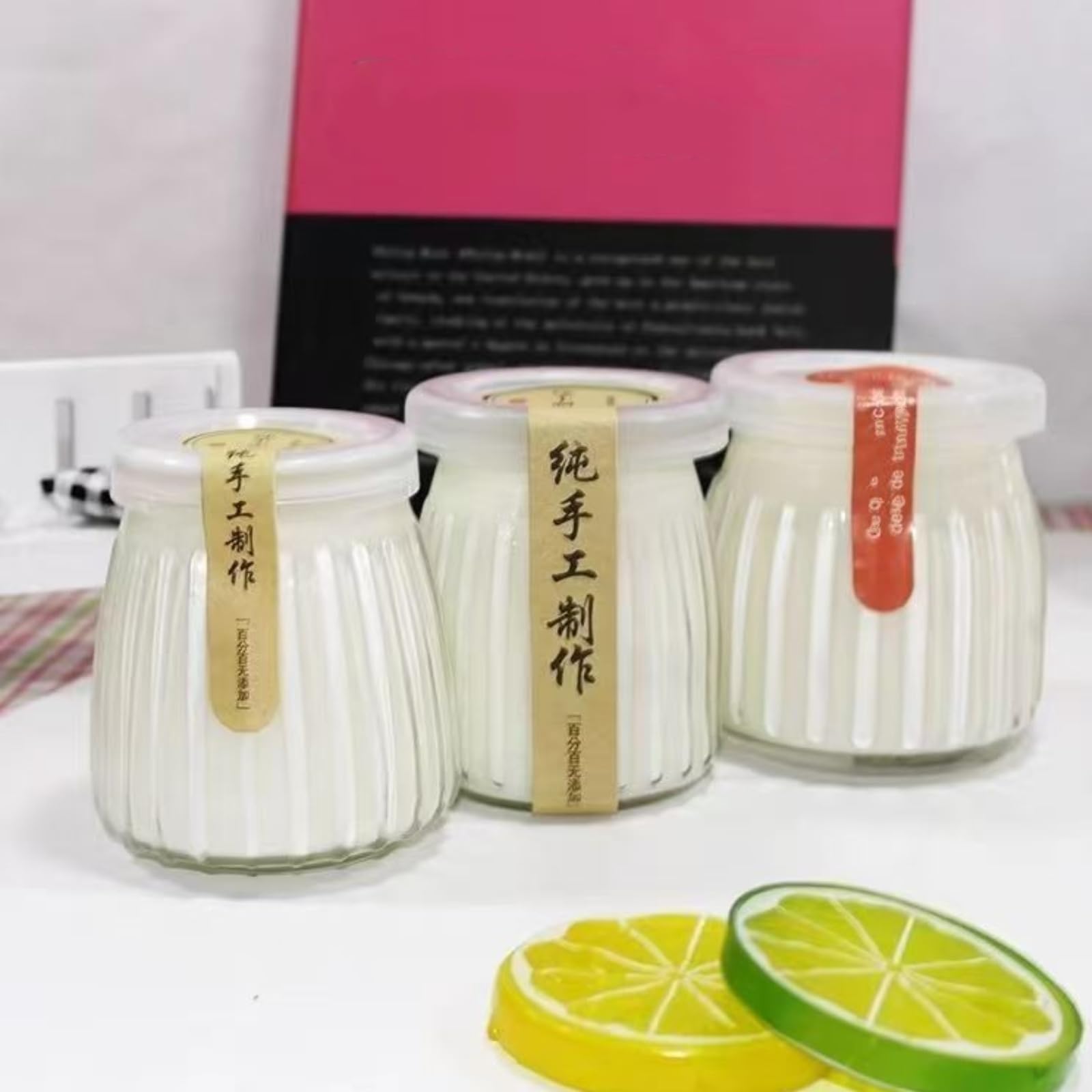 Amazon.co.jp: プリンカップ 耐熱ガラス プリン容器 かわいい100ml