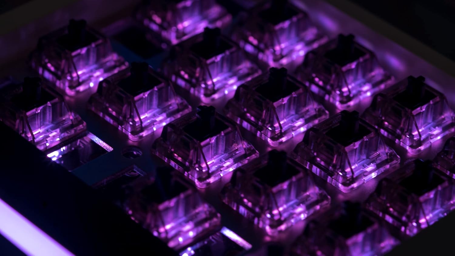 Gateron Black Ink V2 Linear MX Prelubed Switches 60g Spring 5 pin RGB for Custom Gaming Mechanical Keyboard (110 PCS)