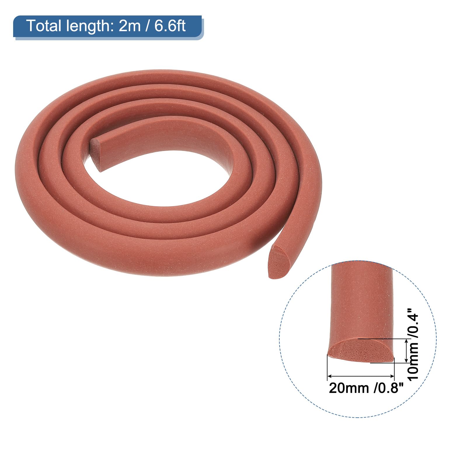 PATIKIL Silicone Foam Seal Strip - Image 2