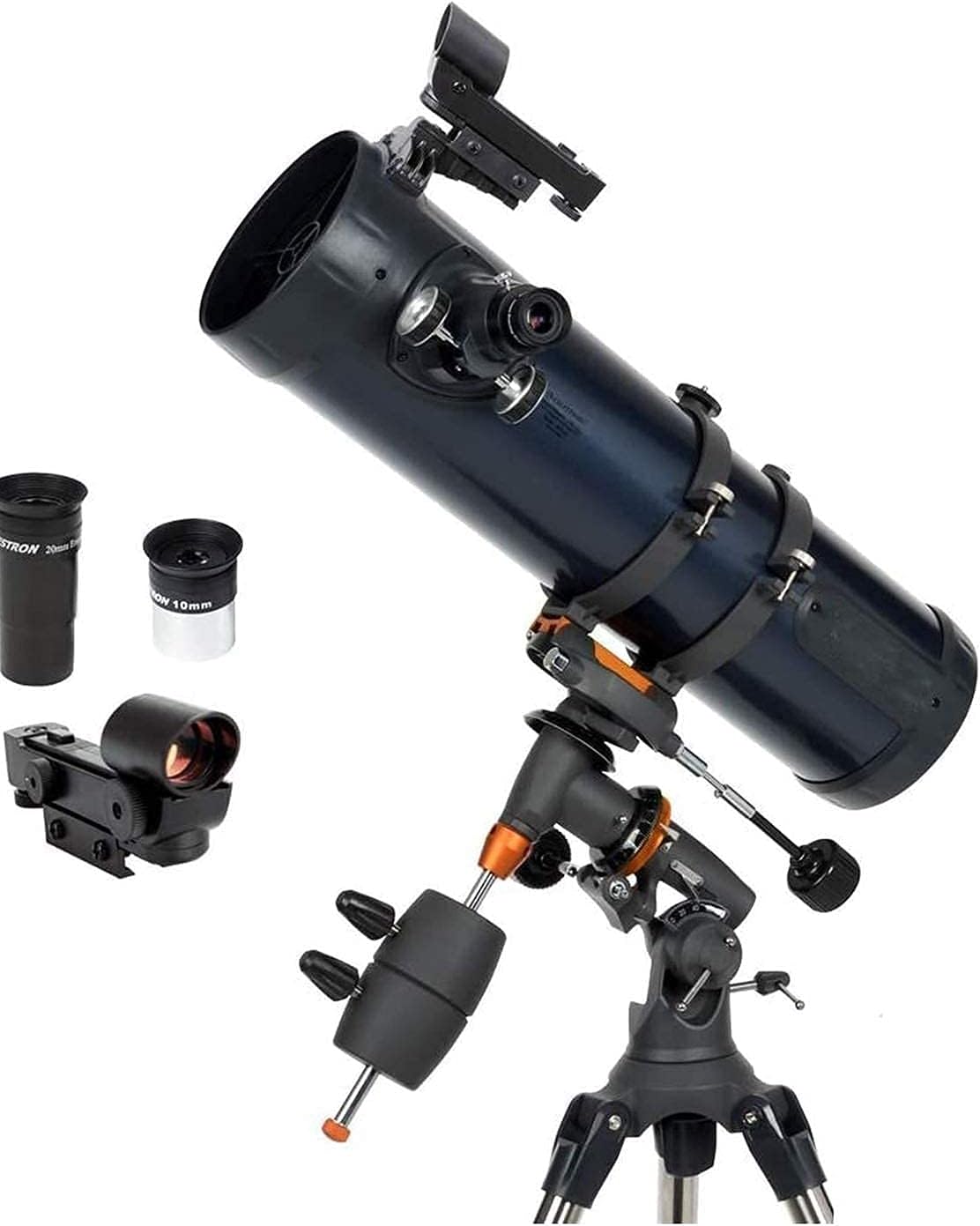 Telescope Telescope Reflector Telescope for Beginners Fully Coated Glass Optics Adjustable Height Tripod Telescope