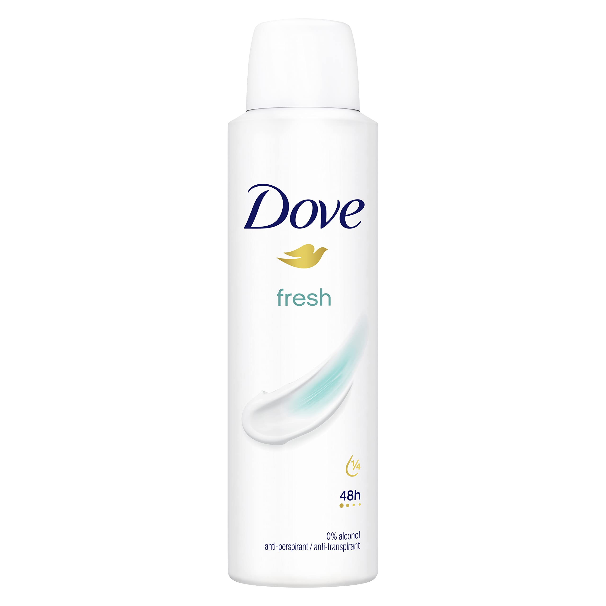 Dove Fresh with ¼ moisturising cream Anti-perspirant Deodorant Spray for 48 hours of protection 6 x 150 ml