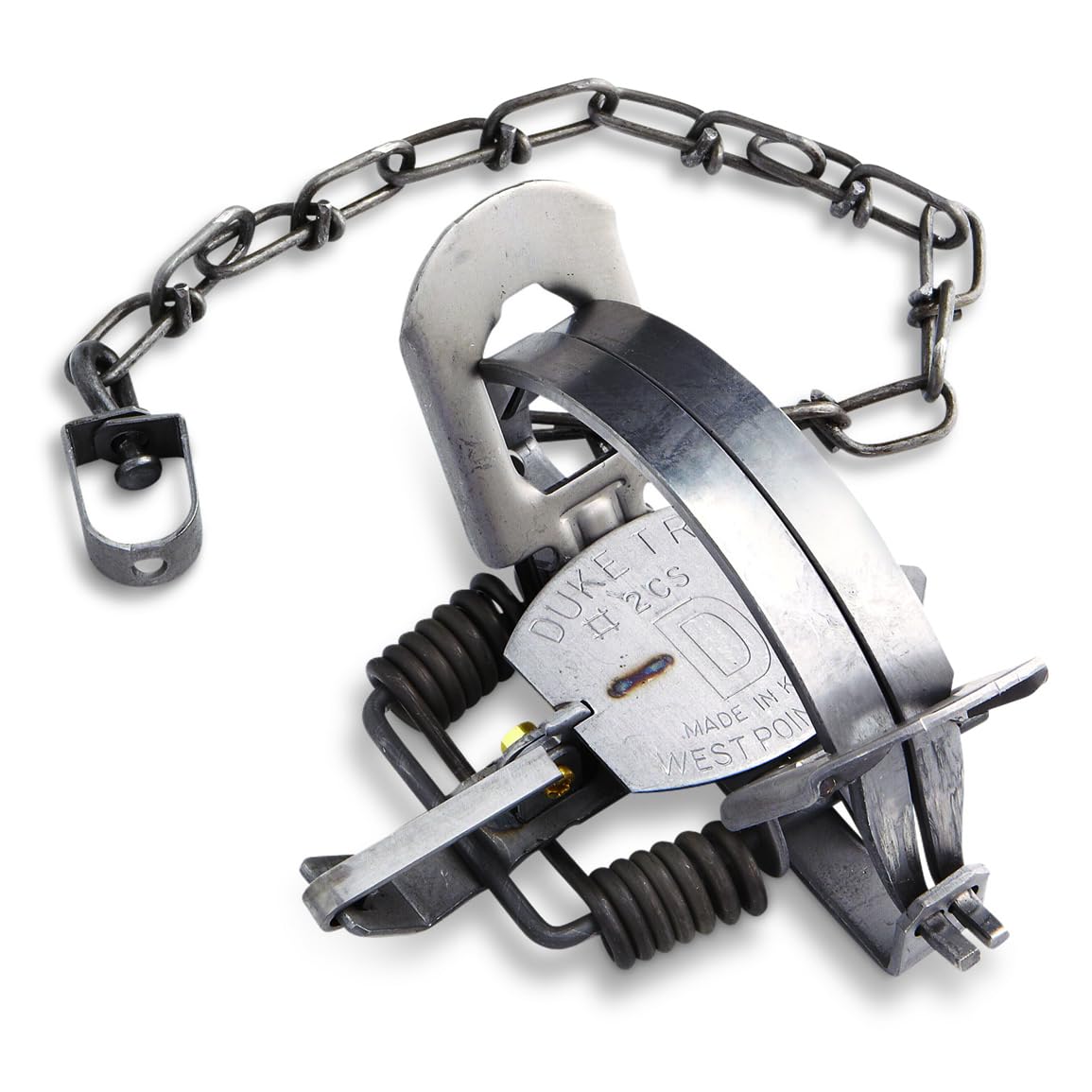 Duke 0490 Animal Trampa, Coil-Spring, 5.5-in. Mandíbula - 0490, 1, N/A