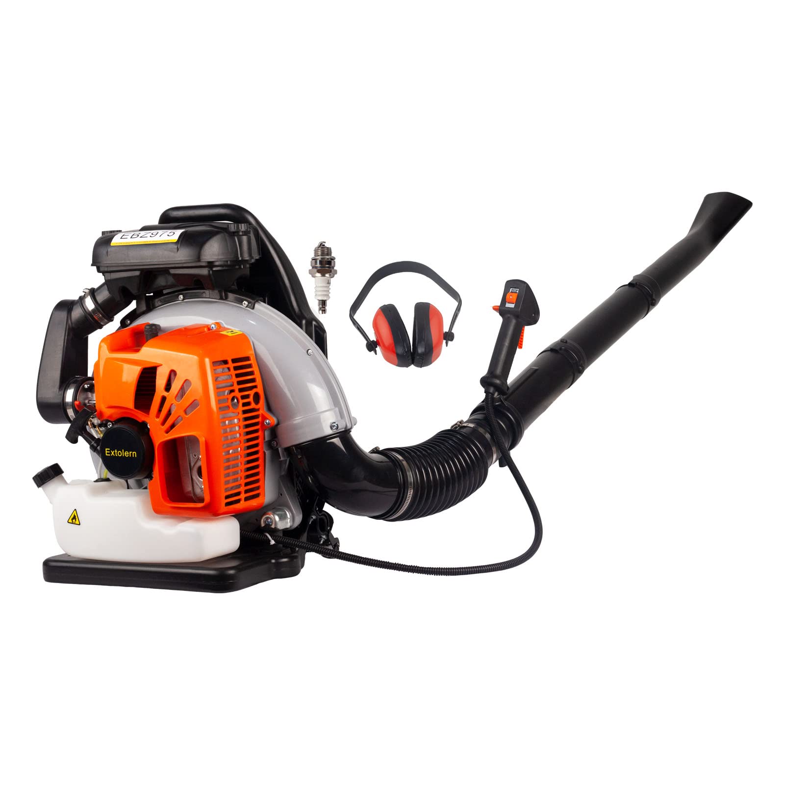 Sgombraneve a Spalla Pneumatica 65cc ad Alte Prestazioni Sgombraneve a Benzina Raffreddata ad Aria 2 Tempi 840CFM 3,8 HP Sgombraneve a Palette Sgombraneve a Neve Sgombraneve a Erba