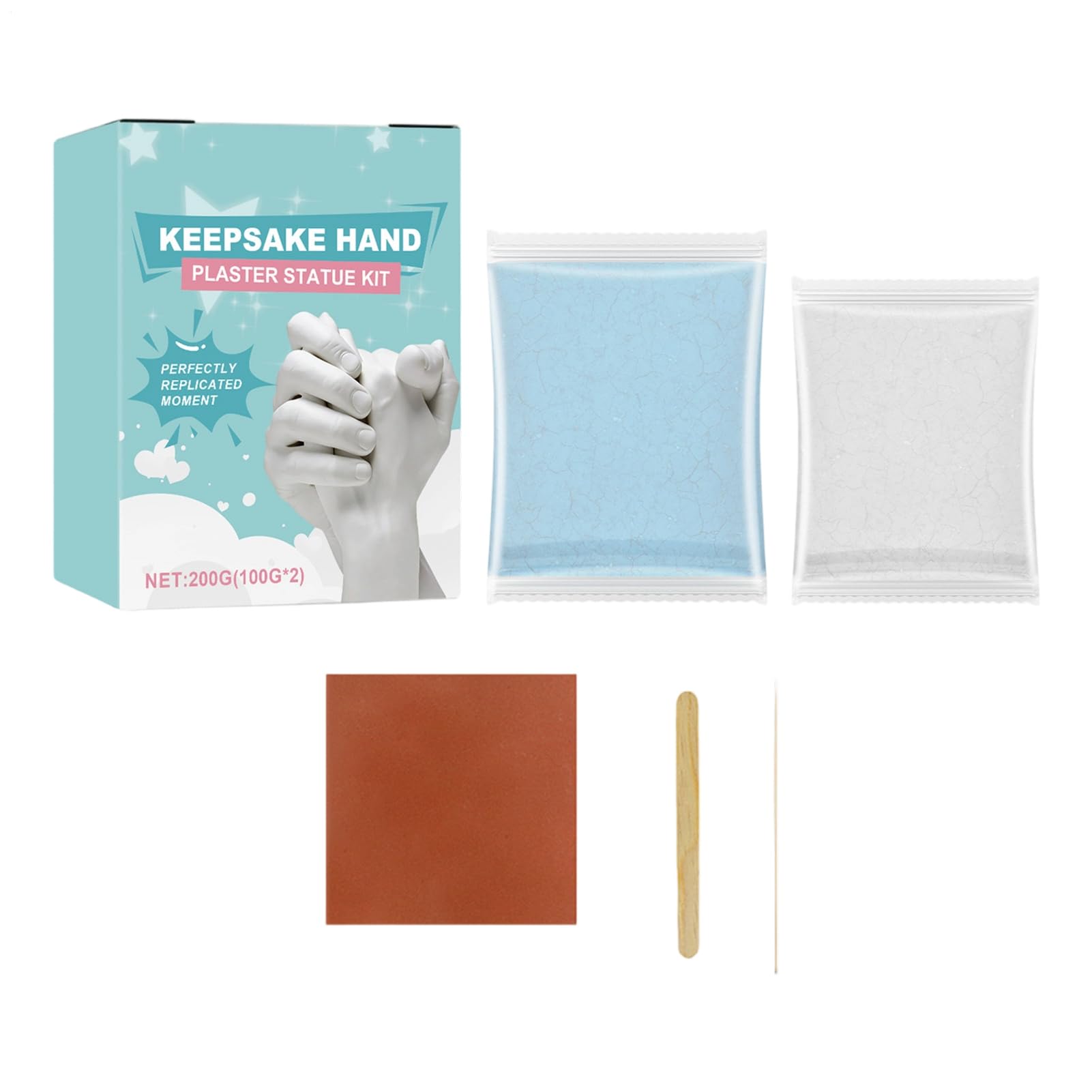 Kit de moulage de main pour empreintes éternelles cadeau maman mémorable