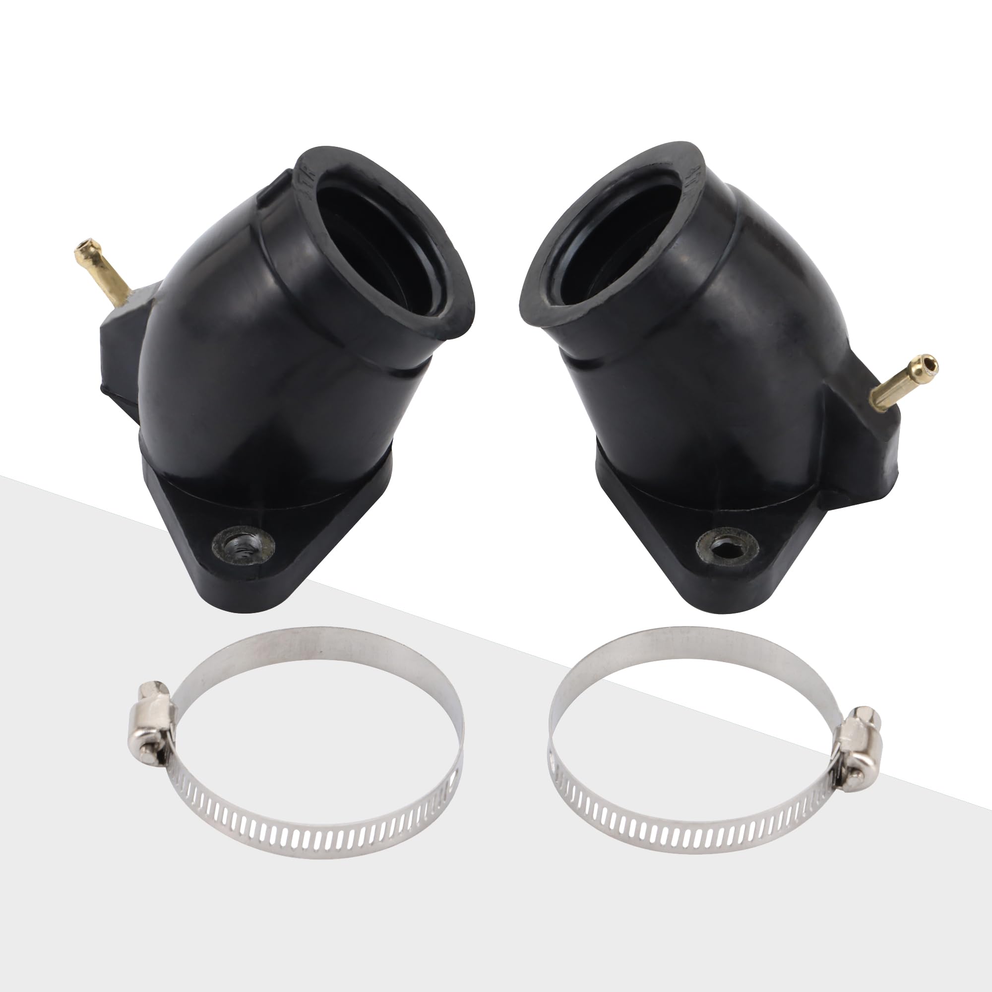 GOOFIT 30mm Ricambio del collettore di aspirazione del carburatore del motociclo per Xvs400 Xvs400 1997-2008 Xvs650 1997-2014 Drag star/V-star XVS Vstar 400 650