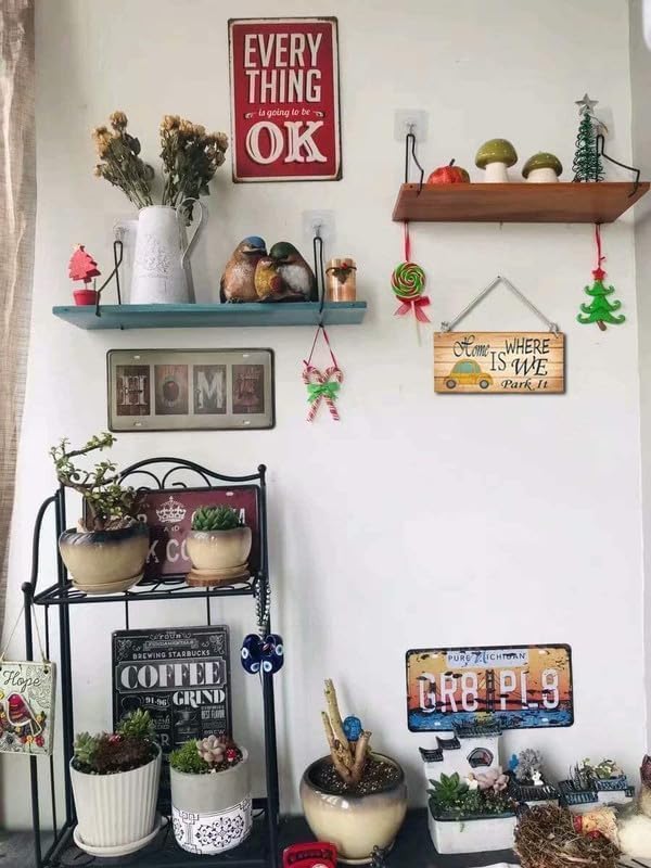 Miniatura 5 de Letrero con texto en inglés "In This Kitchen We Lick The Spoon" de 4 x 16 pulgadas, decoración de cocina de granja para pared, letreros de pared