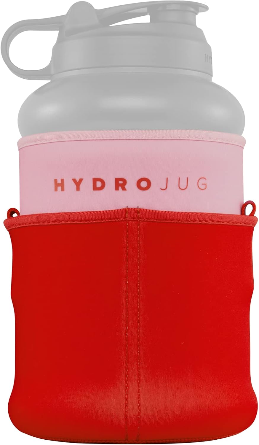 HydroJug Half Gallon Water Bottle 73oz - Refillable, Reusable Jug With Carry Handle - Leakproof Guarantee - Great For On-The-Go Hydration - Dishwasher Safe, BPA Free