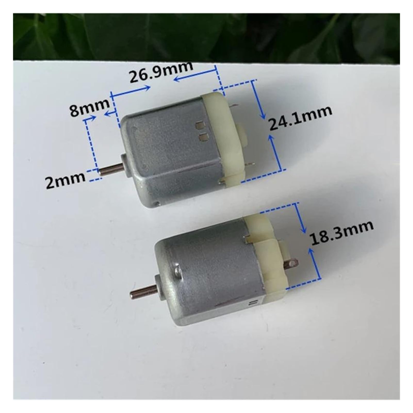 3/5/10 pezzi DC 3-6V 27000 giri/min ad alta velocità con spazzola di carbone e motore magnetico potente, albero da 2 mm Parte di riparazione(10pcs)