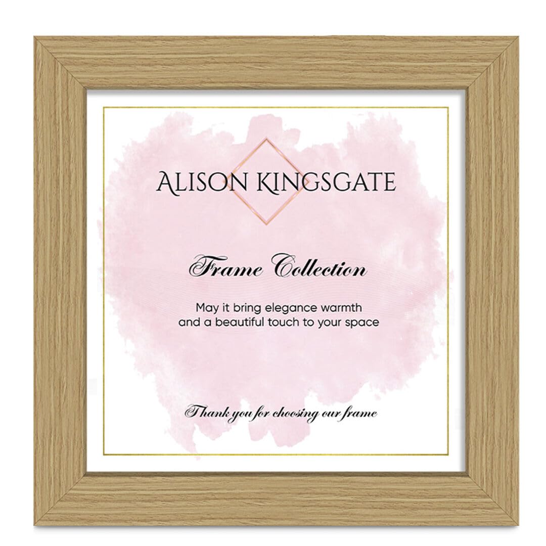 Alison Kingsgate Modern Light Oak 25X25CM Picture Frame for Photos — image 1
