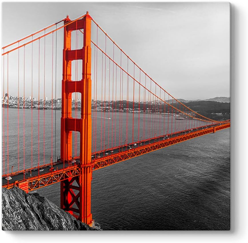 Golden Gate Kırmızı Tablosu 30 x 30