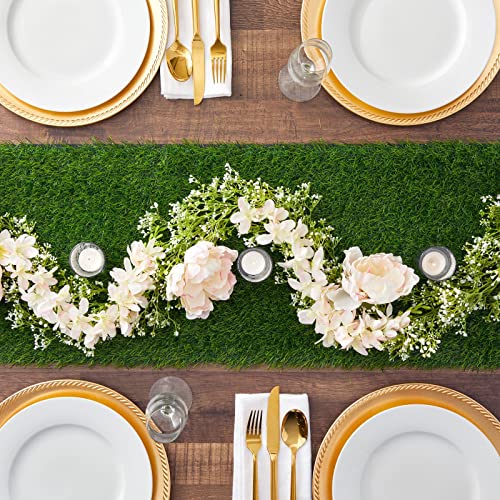 Juvale 6 Foot Synthetic Grass Table Runner For Party Decor (14 X 72 Inches) #TOP1
