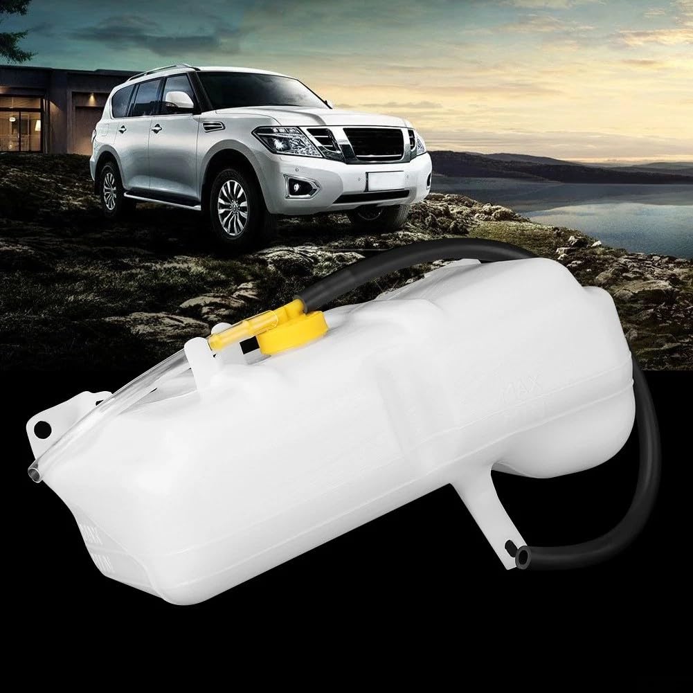 Serbatoio di compensazione refrigerante Dual Pipe Serbatoio Plastica Bianco Compatibile Con Nissan Patrol Y60 4.2/3.0/2.8 E Per Ford Maverick Y60 Ricambio OEM 17931-NI020DO