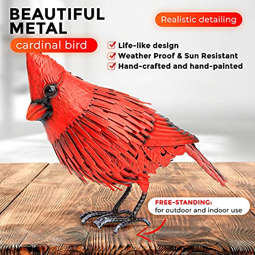 Shefio-Cardinal-Garden-Decor-Metal-Cardinal-Yard-Decor-Large-Red-Bird-Unique-Yard-Art-Outdoor-Statues-Garden-Sculptures-Statues Shefio Cardinal Garden Decor Metal Cardinal Yard Decor Large Red Bird Unique Yard Art Outdoor Statues Garden Sculptures Statues