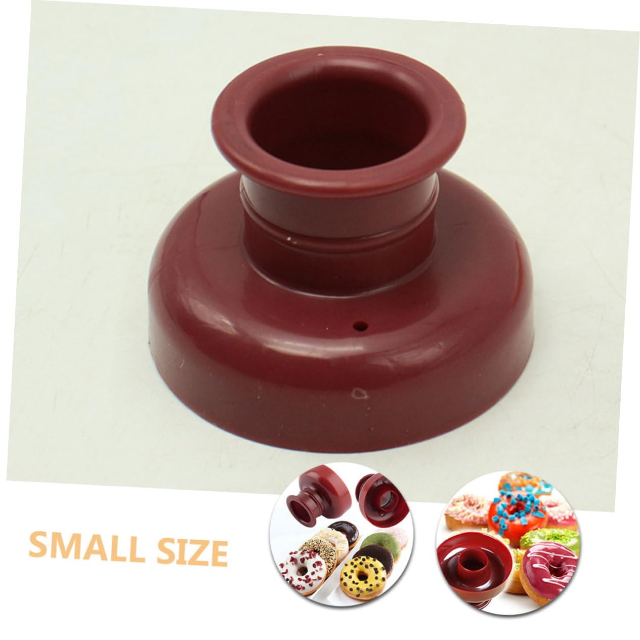 COLLBATH 4pcs Round Donut Molds Mini Donut Trays Baking Pan Cake Making Mold Plastic Diy Cake Supplies