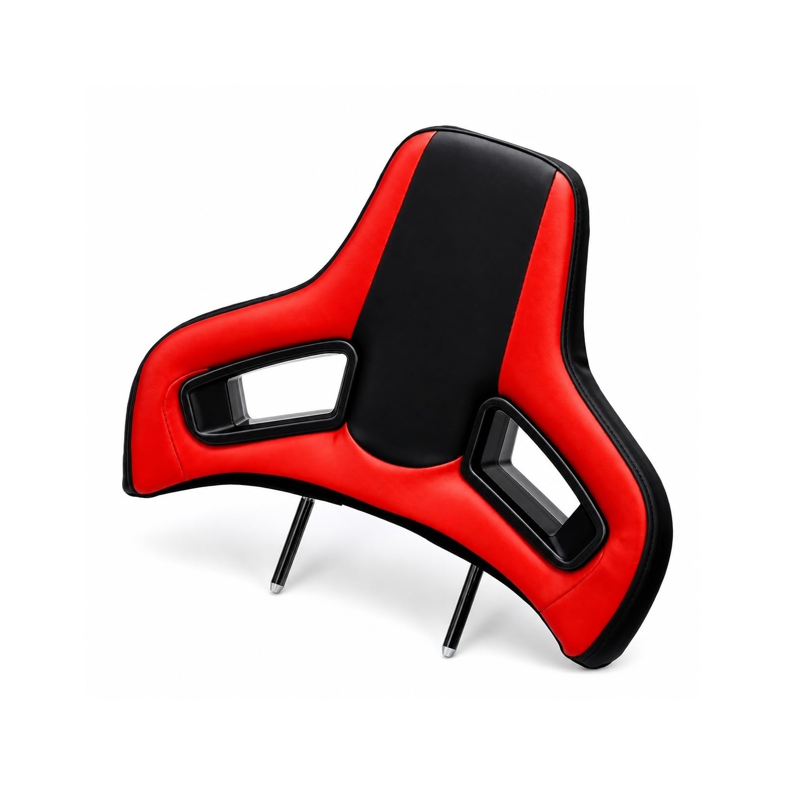 Elprico Appui-tête de Siège de Course de Voiture, Coussin de Cou Universel en Cuir PVC avec Connecteur de 14 Mm, Remplacement d'Appui-tête de Sport à Hauteur Réglable pour Véhicule