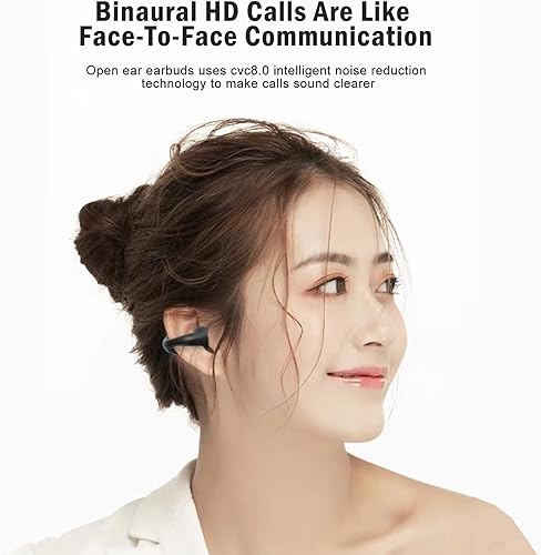 Miniatura 7 de Ertuly Auriculares de conducción ósea auriculares inalámbricos Bluetooth para Android iPhone auriculares inalámbricos deportivos con ganchos para