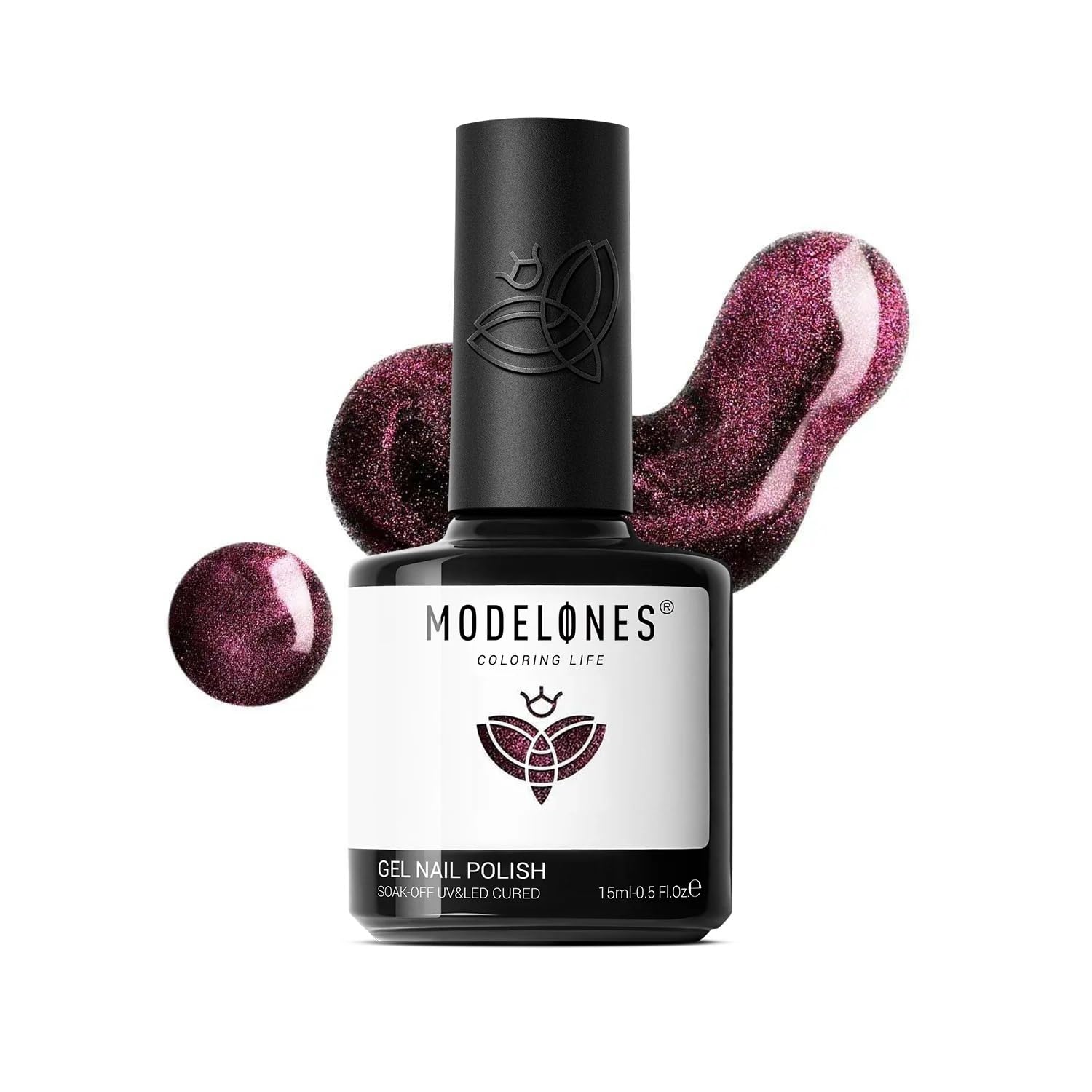 MODELONES Gel Nail Polish Inspire Gel 15ml from BELLE GAGA™ Bridal Nail Art Bridal Collection Manicure Wedding Series (1274)-image-6