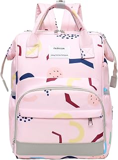 diaper bag backpack, large travel bag, multi-pocket organizer, easy to carry, adjustable straps, 40x25x17cm, for diapers, bottles, travel