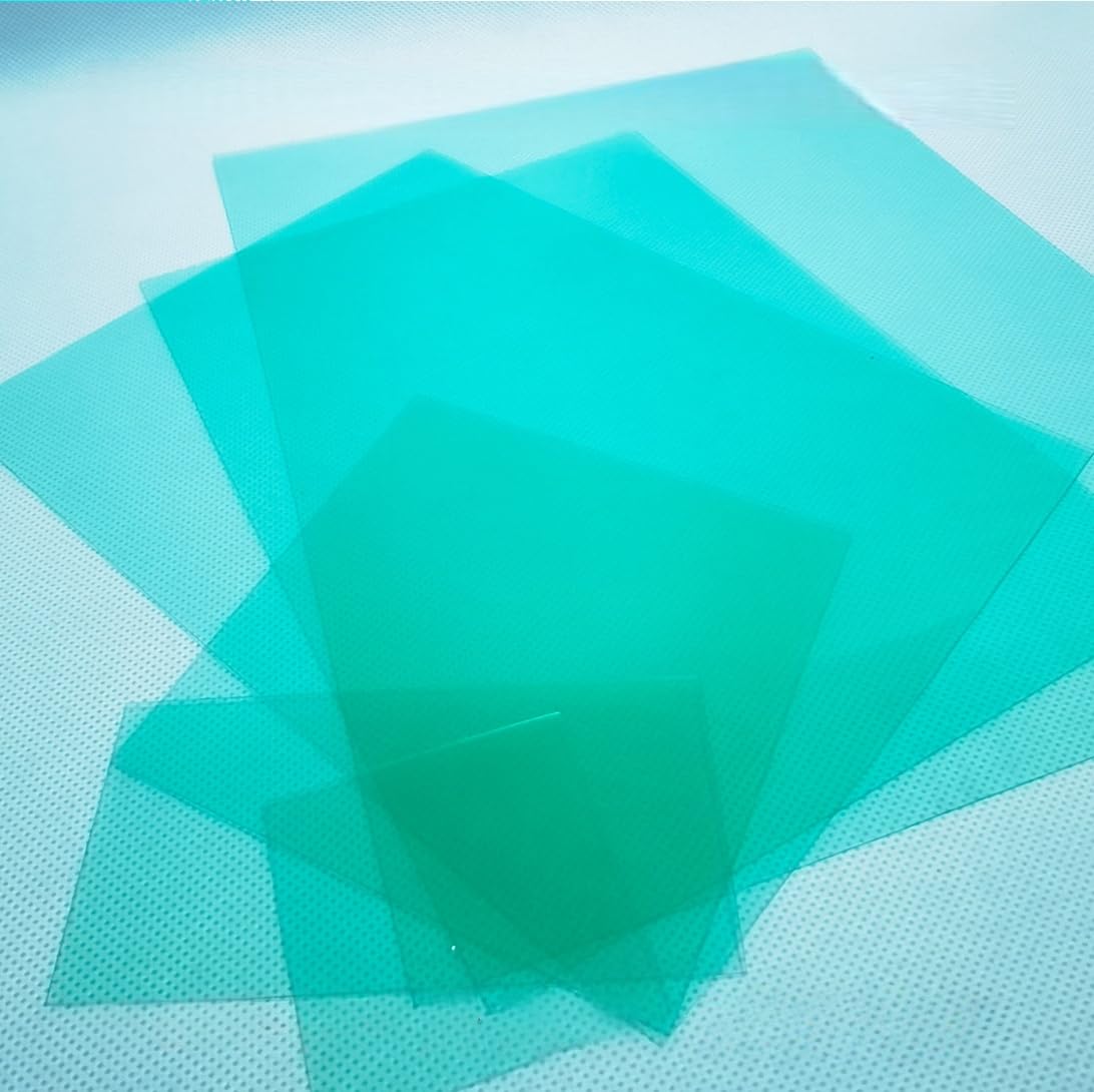 Pellicola elastomerica in polidimetilsilossano ad alta trasparenza - Pellicola di precisione in silicone(350x250mm 0.5mm 1pcs)