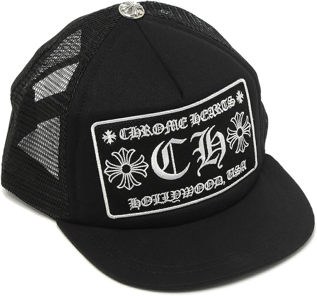Chrome Hearts メッシュキャップ ブラック Amazon.co.jp: [クロムハーツ] 帽子 メッシュキャップ ブラック